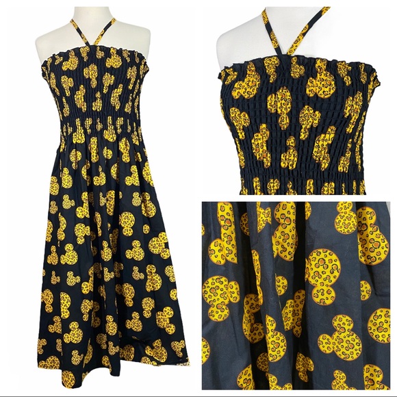 Disney Dresses & Skirts - Disney Parks Mickey Cheetah Sundress Sz L/XL (BP)
